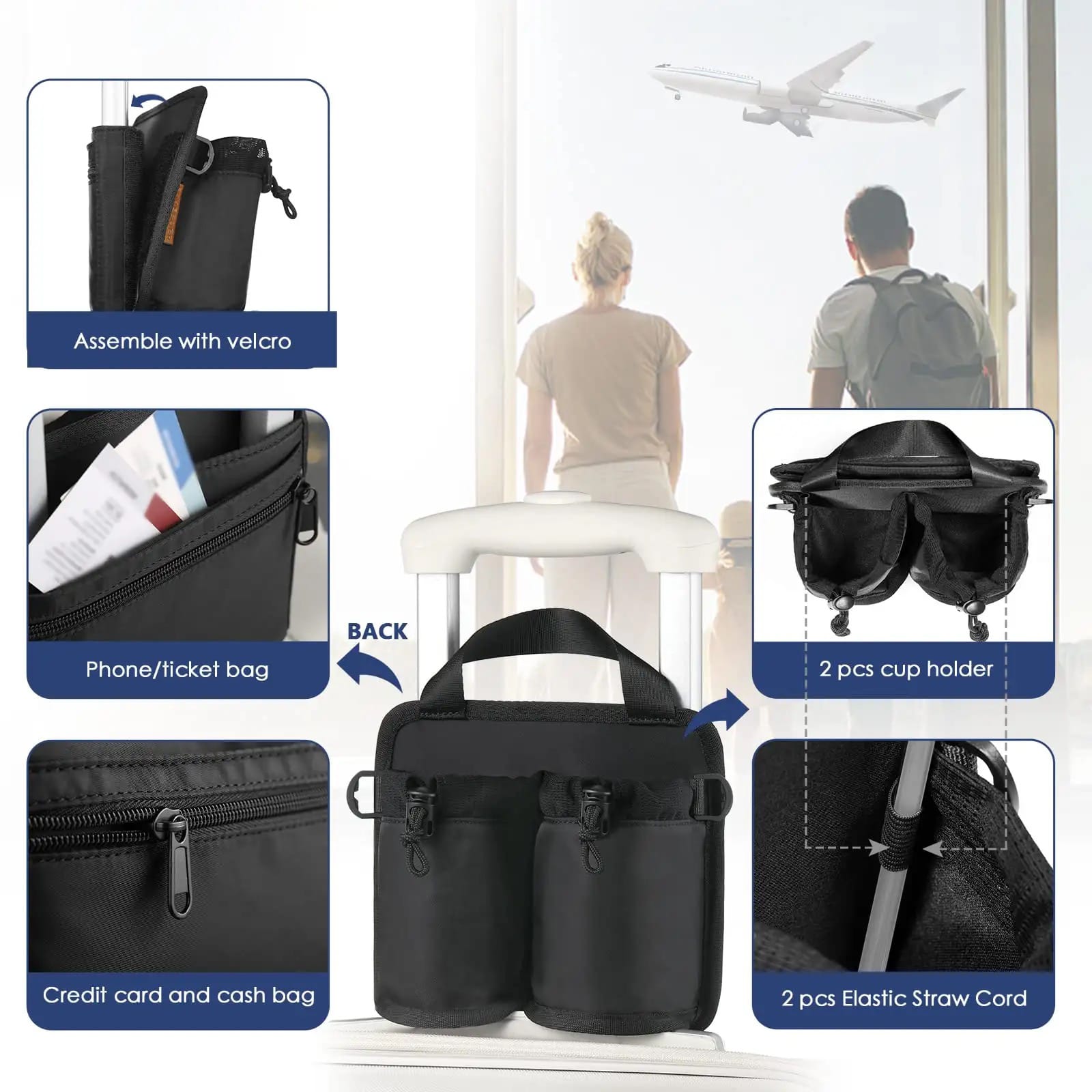 Parts Of Travel Drink Holder Bag.