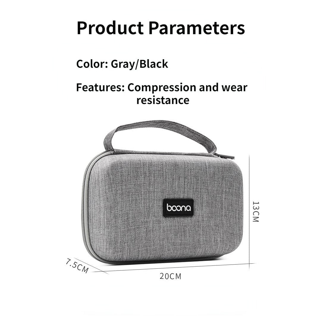 Size Of Travel Electronic Gadget Storage Bag .