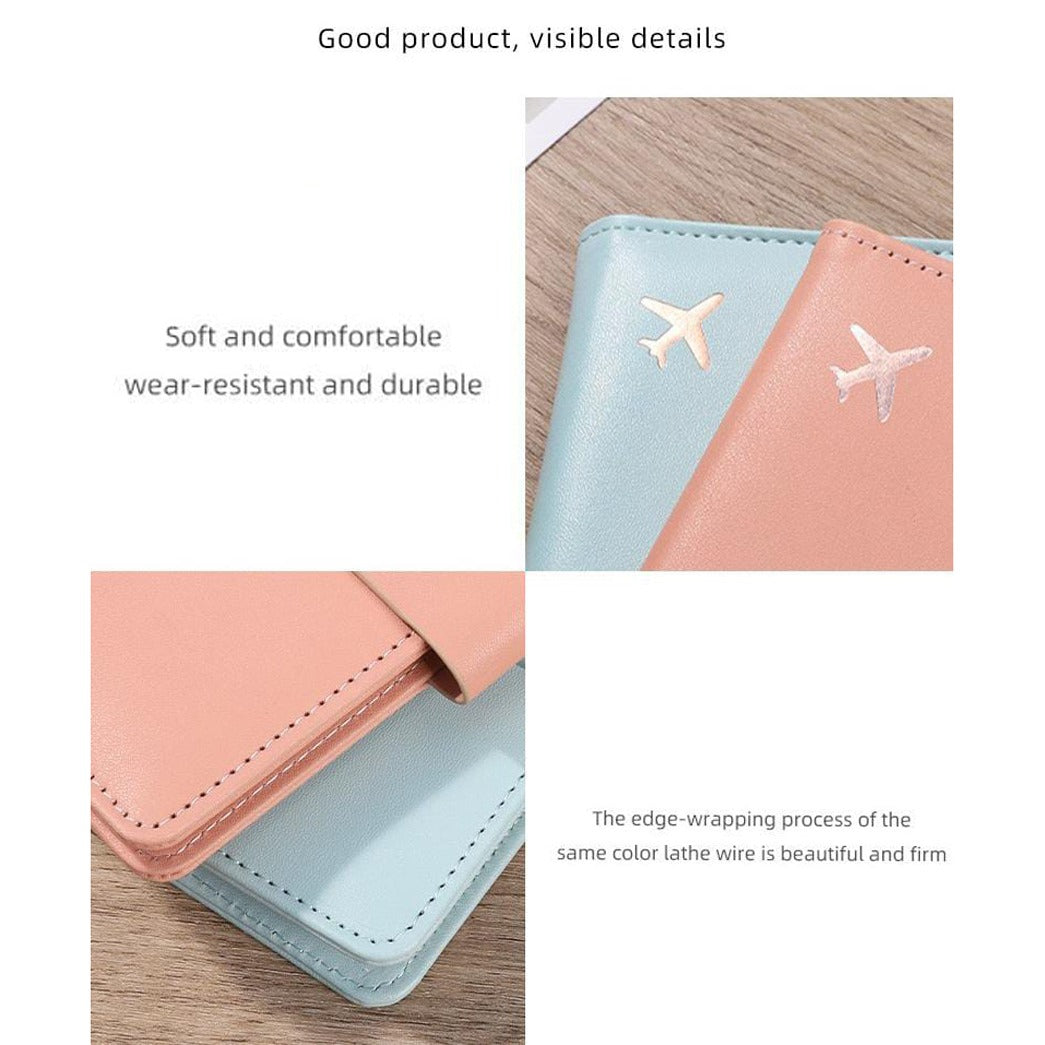 Passport Holder Travel Organizer Wallet In 2 Colors.