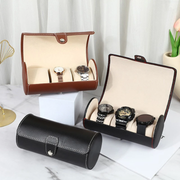 Watches are Organized in a Travel Watch Case Organizer.