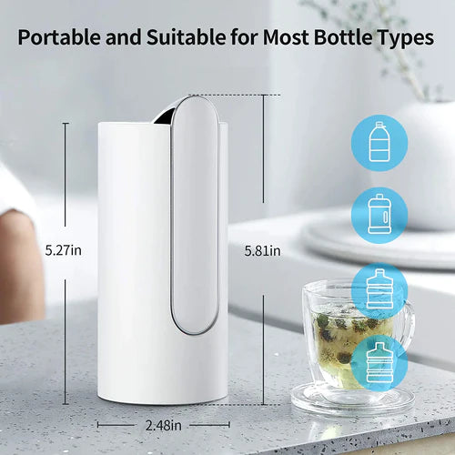 USB Charging Automatic Drinking Water Dispenser with  its size