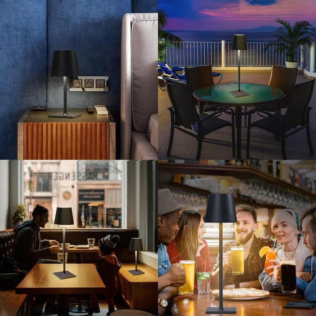 Usage of USB Cordless LED Table Lamp in Different Scenario.