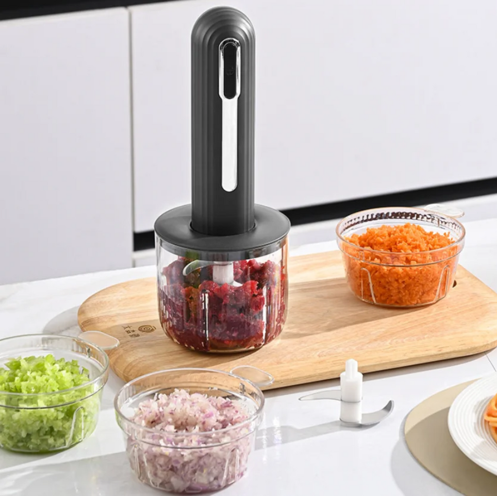 Handy Stick Food Chopper, USB Rechargeable Food Processor Blender Handy Stick Food Chopper, USB Rechargeable Food Processor Blender