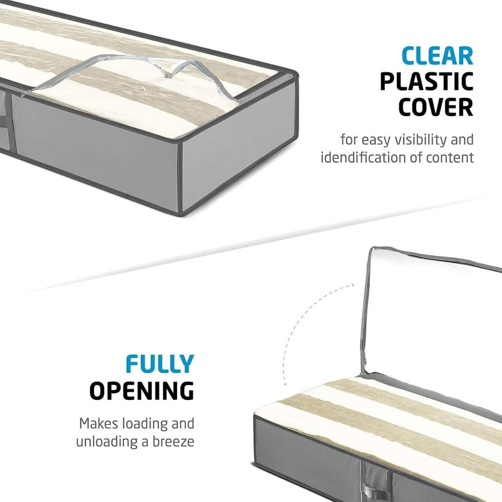 Underbed Storage Organizer Bags For Blankets, Comforter, Clothing, Shoes Underbed Storage Organizer Bags For Blankets, Comforter, Clothing, Shoes