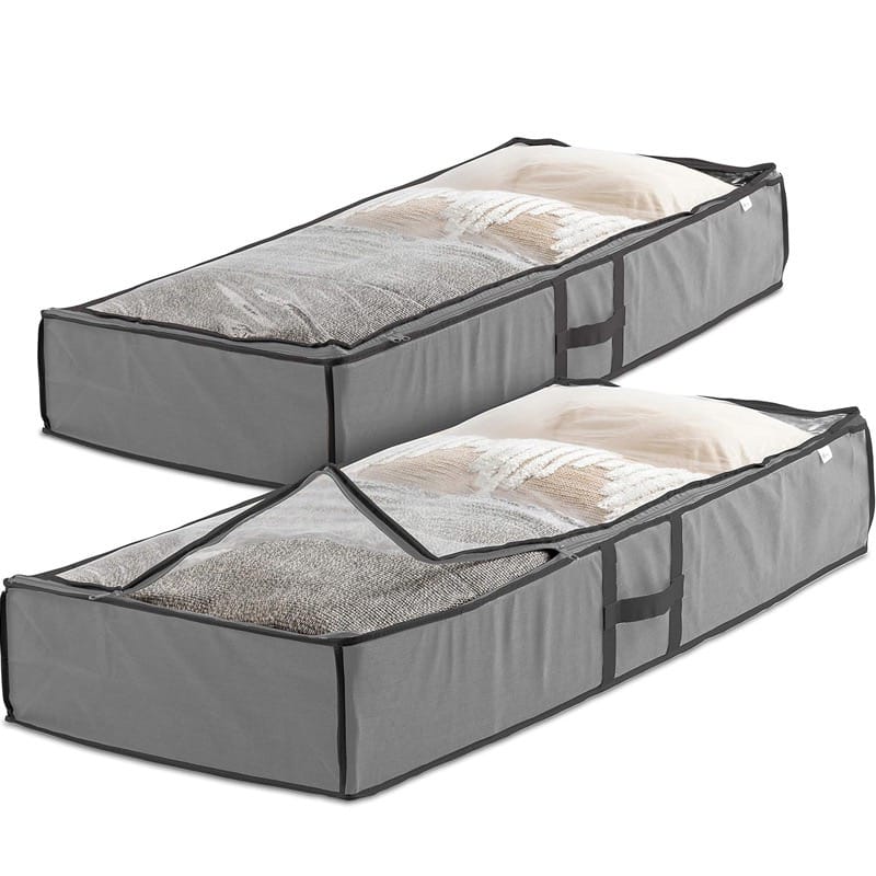 Underbed Storage Organizer Bags For Blankets, Comforter, Clothing, Shoes Underbed Storage Organizer Bags For Blankets, Comforter, Clothing, Shoes