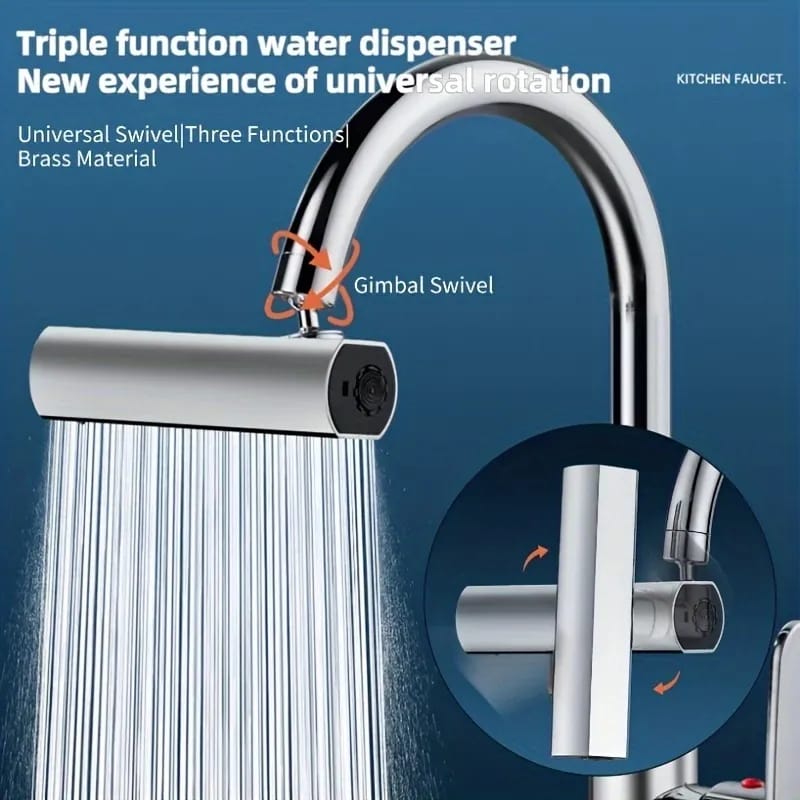 Multifunctional Universal Faucet Shower Extension