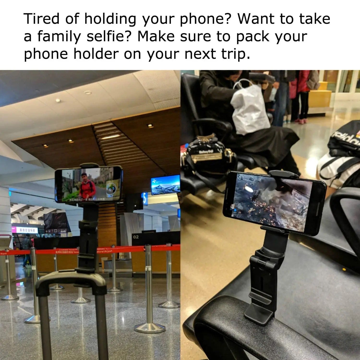 Multi-Use Of Universal Mobile Phone Mount Holder.