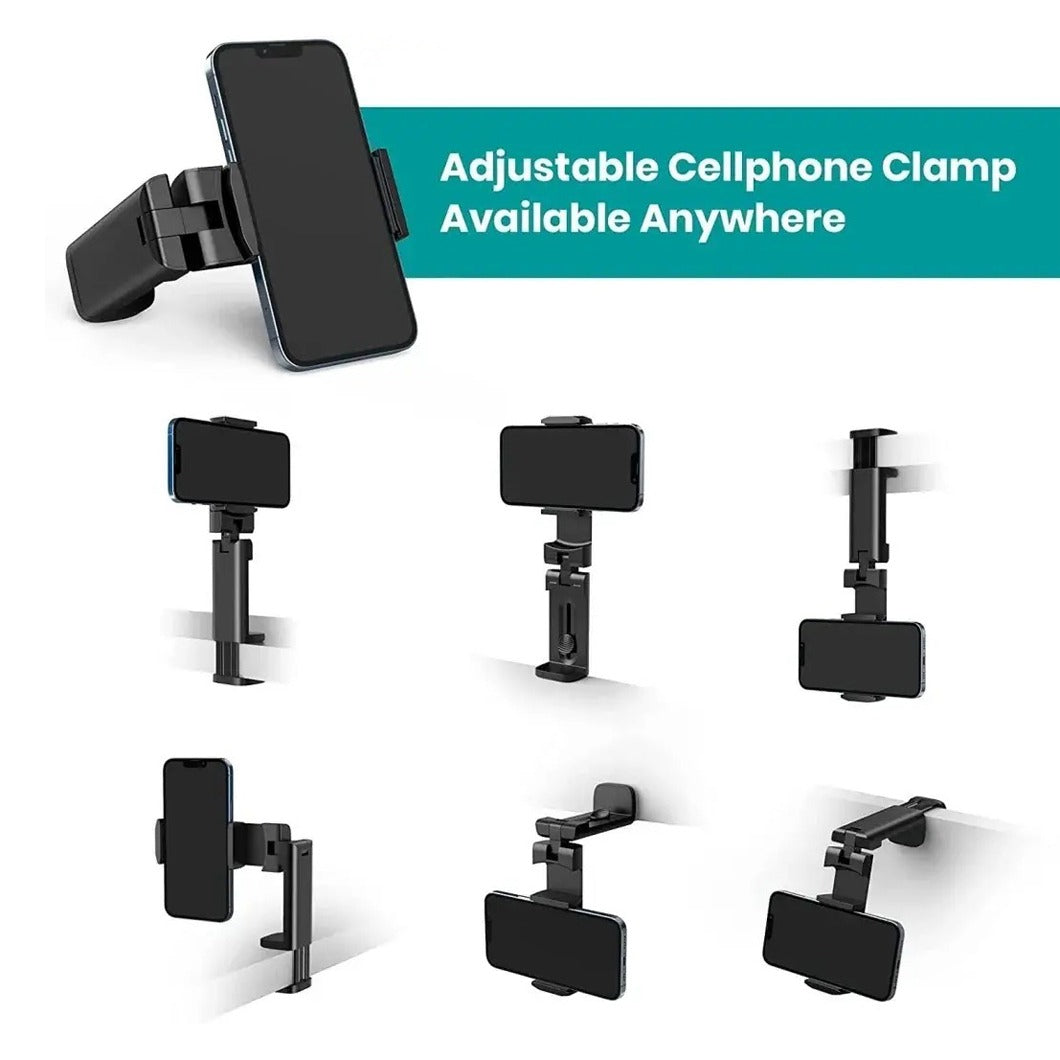 Adjustable Position Of Universal Mobile Phone Mount Holder.