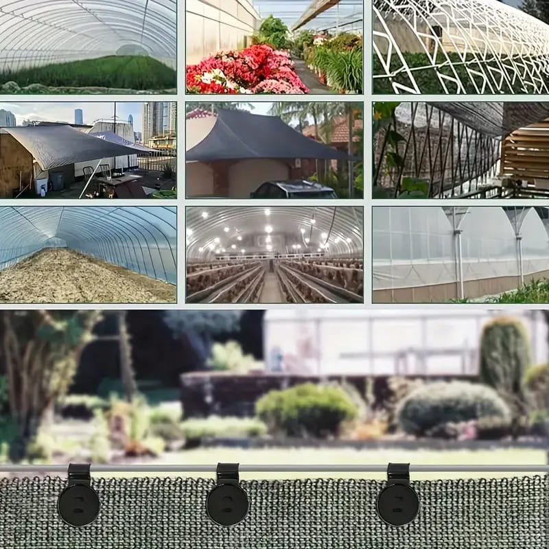 Shade Cloth Clips, 10 Pcs Plastic Shade Net Clamps, Sun Shade Net Fasteners Shade Cloth Clips, 10 Pcs Plastic Shade Net Clamps, Sun Shade Net Fasteners