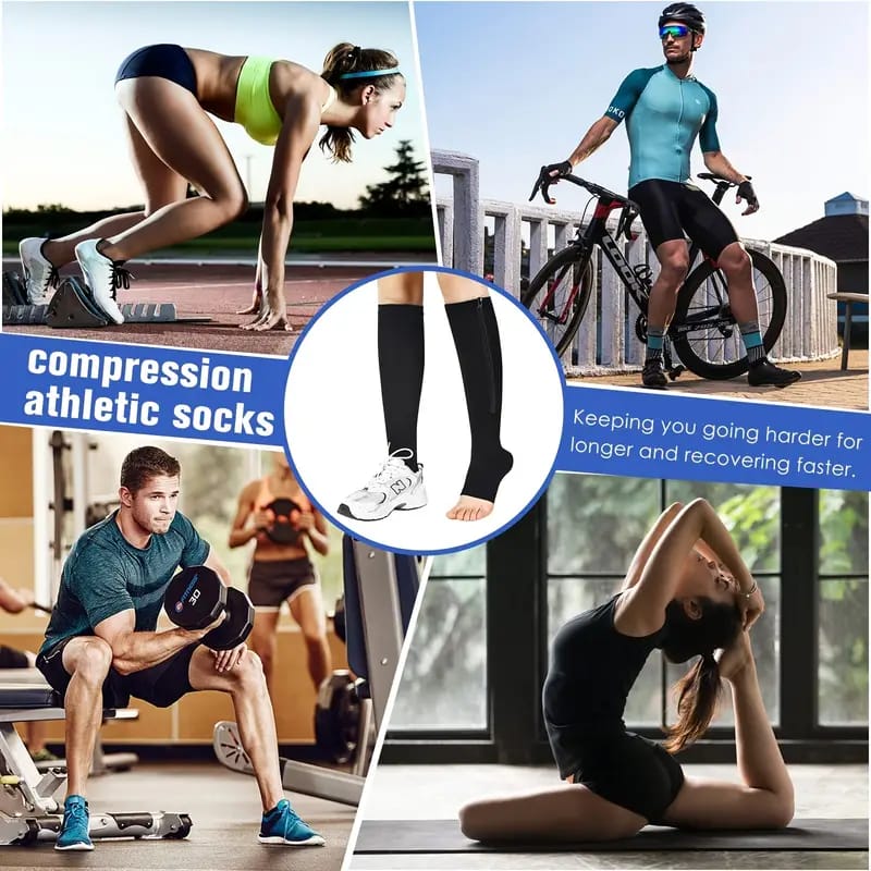 Usage Of Unisex Compression Sports Socks.