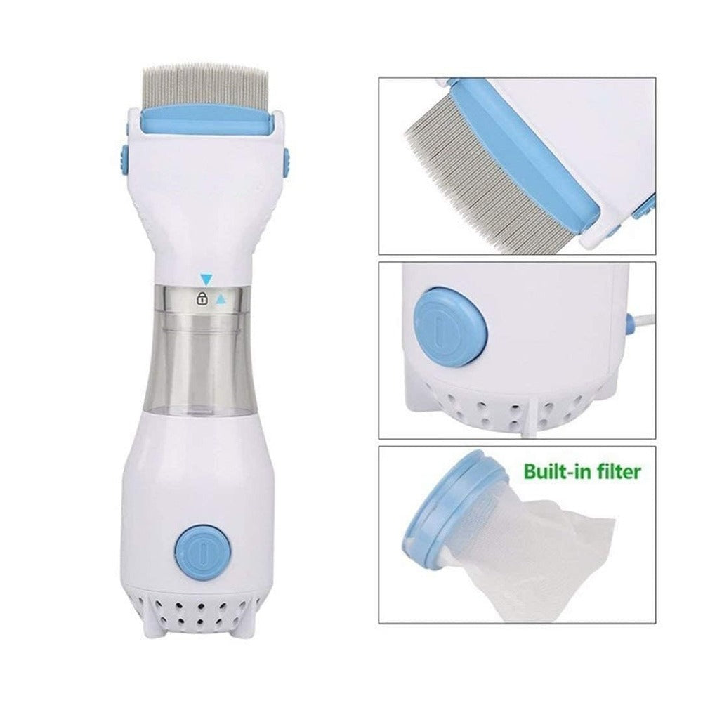 Parts Of V-COMB Electric Head Lice Remover.