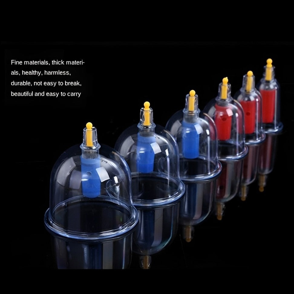 Vacuum Cupping Therapy Set, 24 Pcs Physiotherapy Body Massage Hijama Cup Set Vacuum Cupping Therapy Set, 24 Pcs Physiotherapy Body Massage Hijama Cup Set