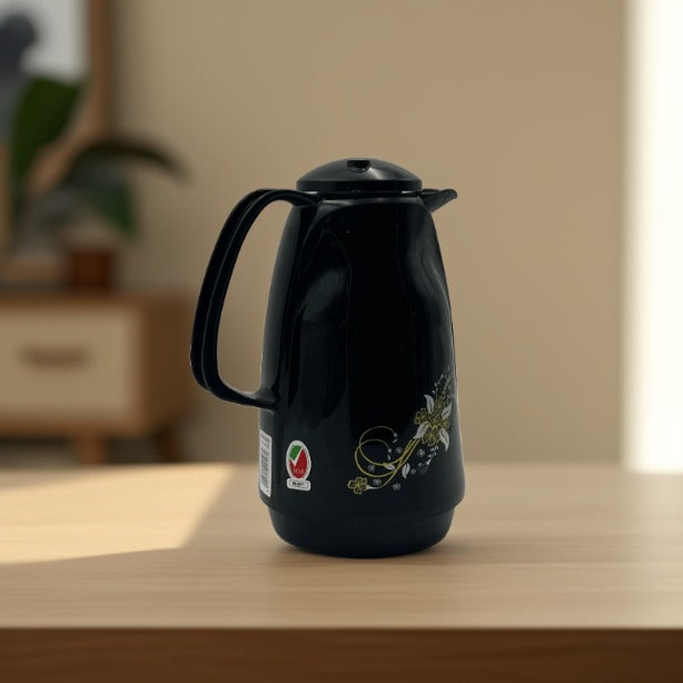 A Black Vacuum Flask Jug.
