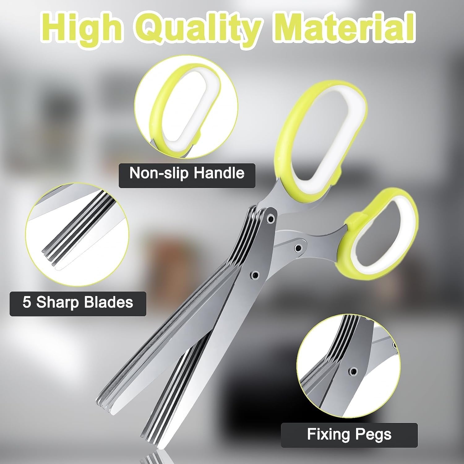 quality material is used in Kitchen Scissor