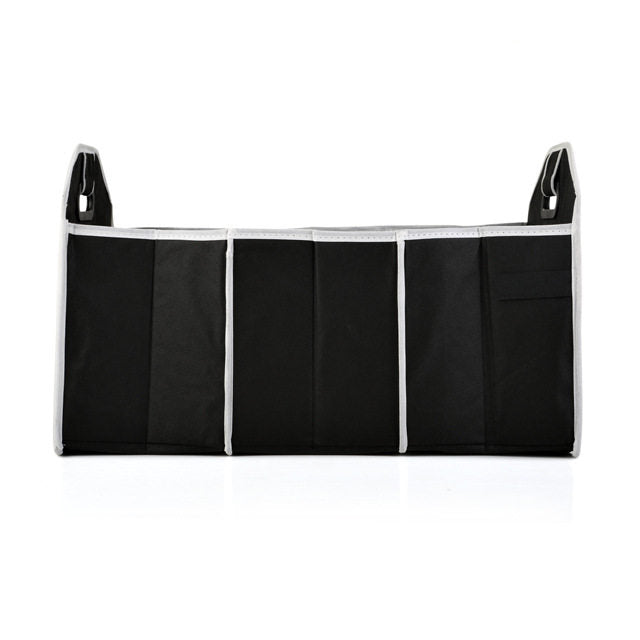 Car Multi-Pocket Trunk Organizer, Foldable Multi-Purpose Vehicle Storage Bag, Boot Organizer For Picnic, Trip Car Multi-Pocket Trunk Organizer, Foldable Multi-Purpose Vehicle Storage Bag, Boot Organizer For Picnic, Trip