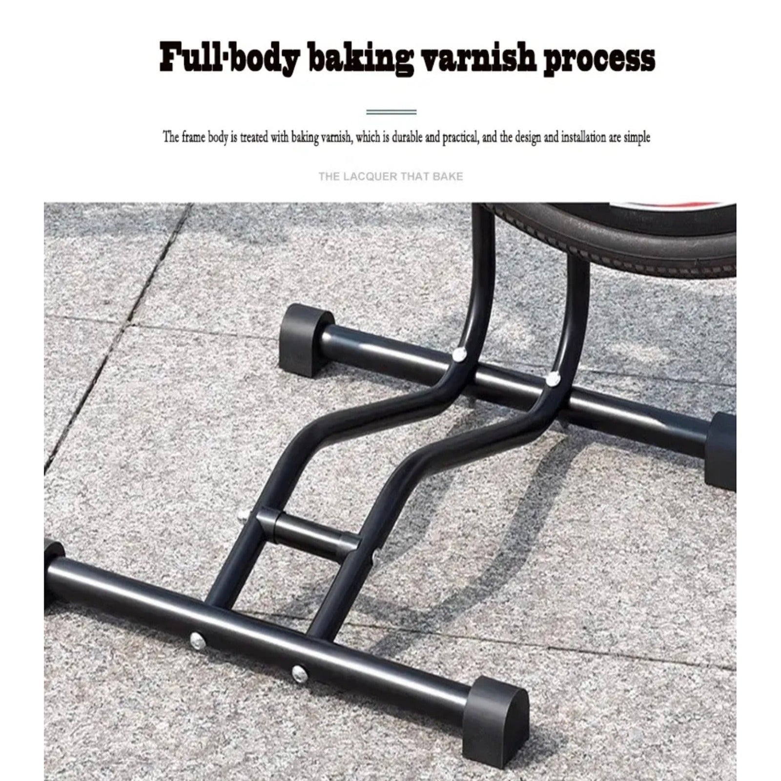 Parts Details Of Vertical Bike Stand.