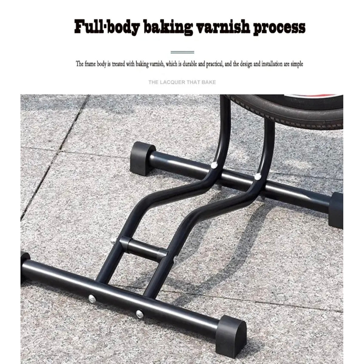 Parts Details Of Vertical Bike Stand.