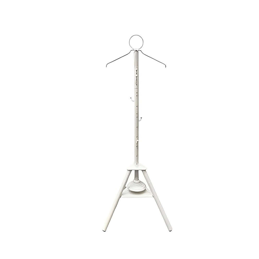 Vertical Cloth Incense Burner Stand in White Color.