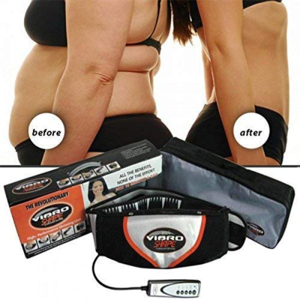 Vibro Shape Slimming Belt, Vibrating Toning & Belly Fat Burning Massag Vibro Shape Slimming Belt, Vibrating Toning & Belly Fat Burning Massag