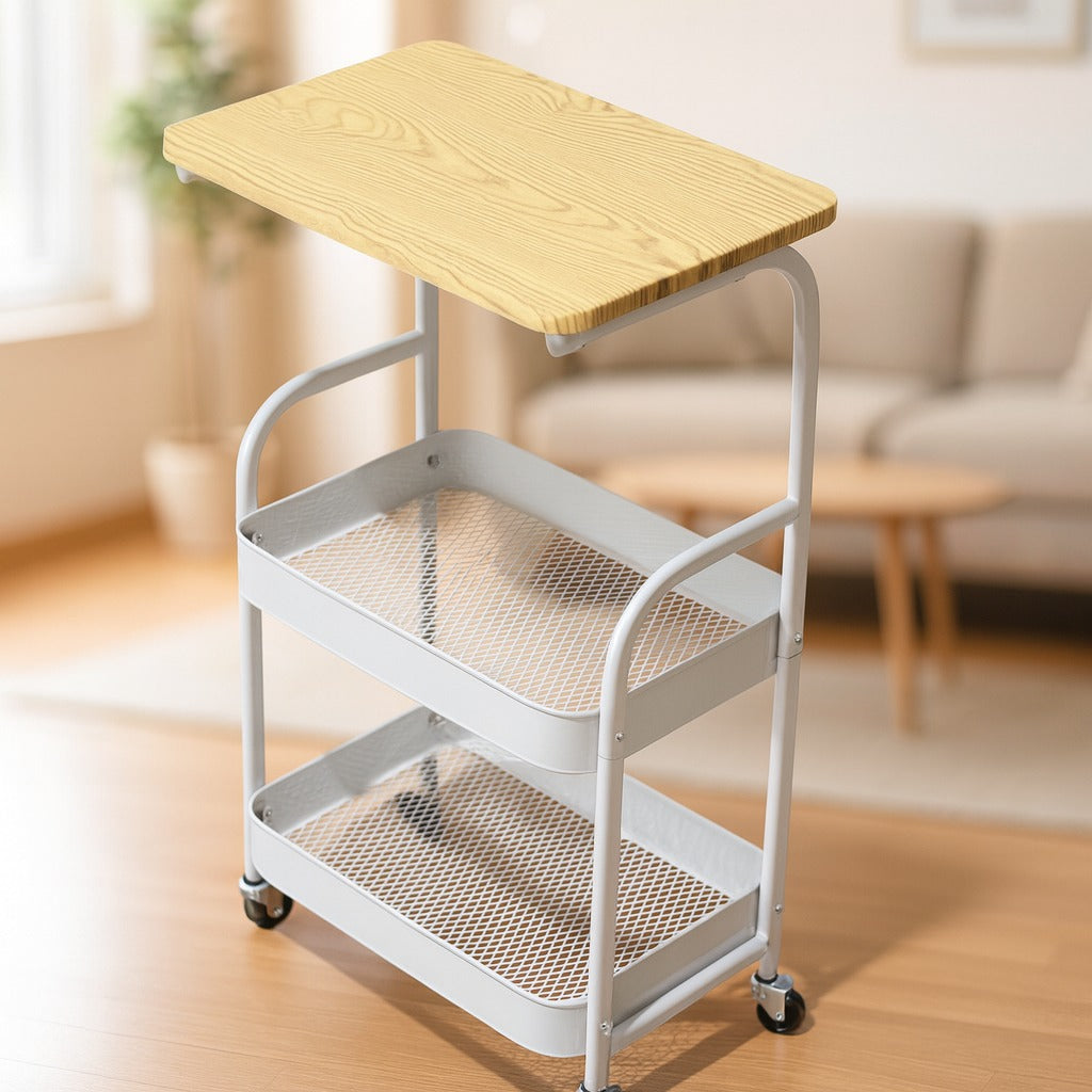 A Vintage Mobile Multi-Function Side Table