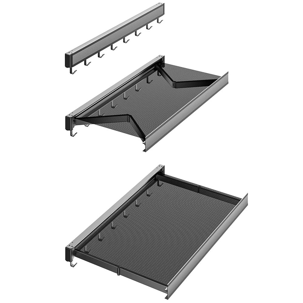 Wall-Mounted Foldable Drying Rack.