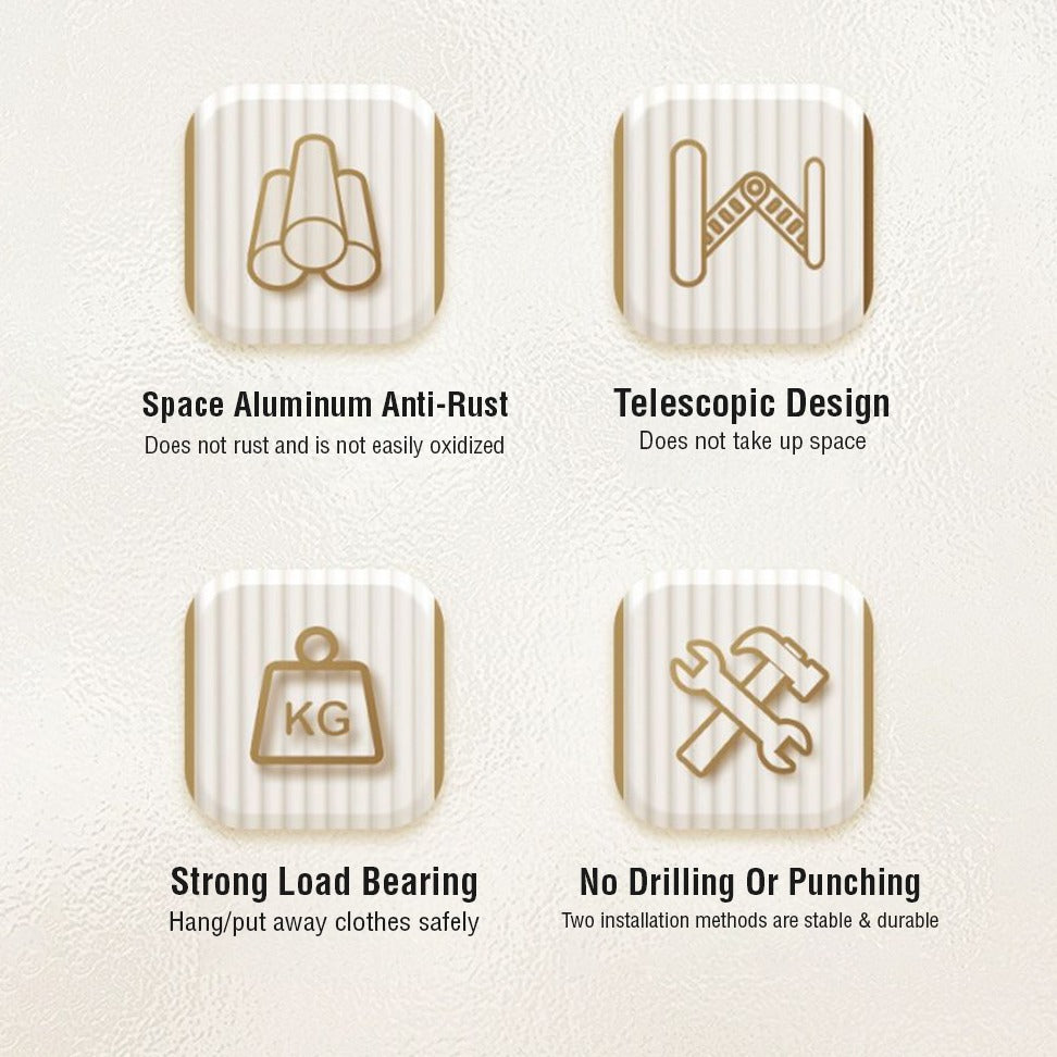 Features Of Wall-Mounted Foldable Drying Rack.