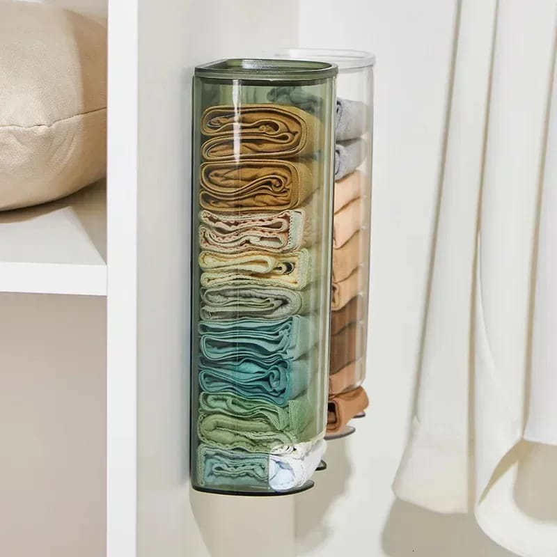 Wall-Mounted Undergarments Storage Box, Pull Out Storage Drawer Basket, Garbage Bag Organizer Wall-Mounted Undergarments Storage Box, Pull Out Storage Drawer Basket, Garbage Bag Organizer