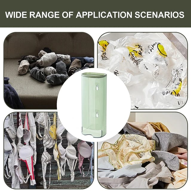 Wall-Mounted Undergarments Storage Box, Pull Out Storage Drawer Basket, Garbage Bag Organizer Wall-Mounted Undergarments Storage Box, Pull Out Storage Drawer Basket, Garbage Bag Organizer
