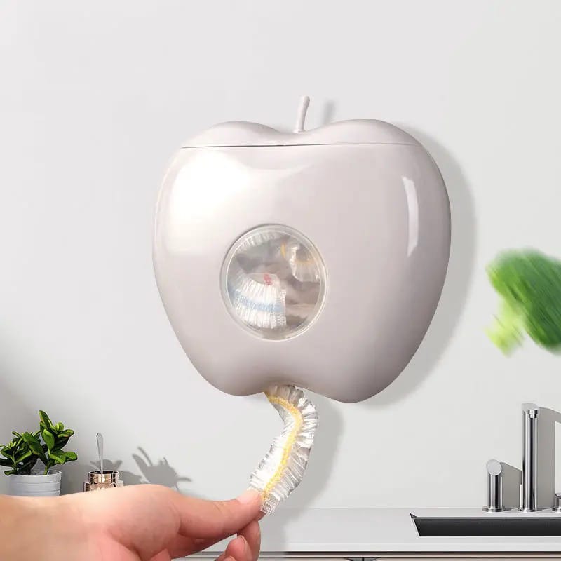 Wall Mounted Plastic Wrap Storage Box, Cling Film Storage Dispenser, Grocery Bag Organizer For Kitchen Wall Mounted Plastic Wrap Storage Box, Cling Film Storage Dispenser, Grocery Bag Organizer For Kitchen