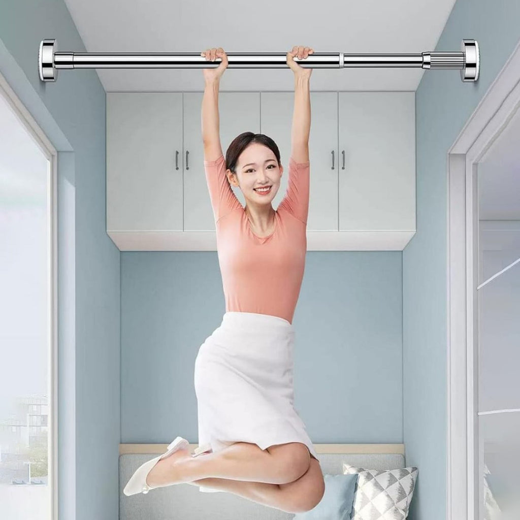 Wall Mounted Retractable Cloth Hanger Stand, Telescopic Cloth Drying Rod Wall Mounted Retractable Cloth Hanger Stand, Telescopic Cloth Drying Rod