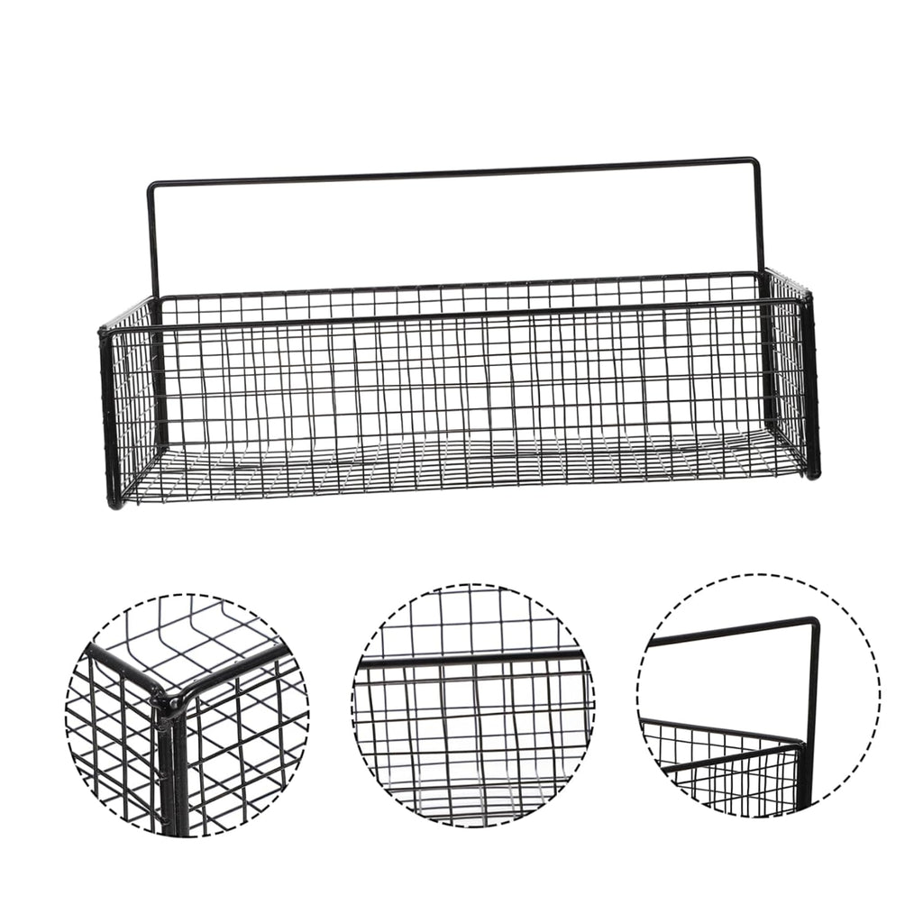 Wall Mounted Storage Basket – Hanging Shelf Rack for Kitchen & Bathroom Wall Mounted Storage Basket – Hanging Shelf Rack for Kitchen & Bathroom