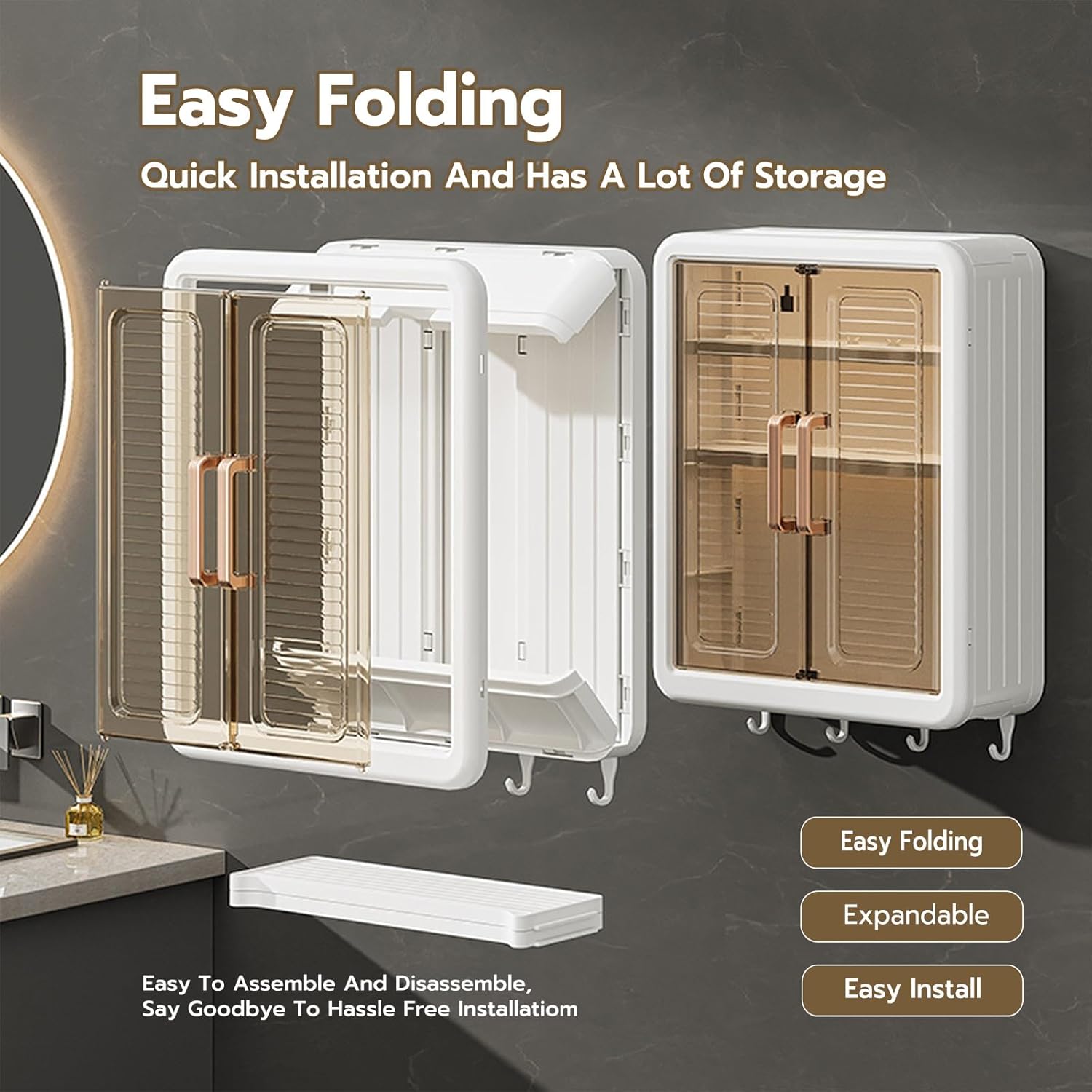Installing Of Wall Mounted Storage Cabinet.