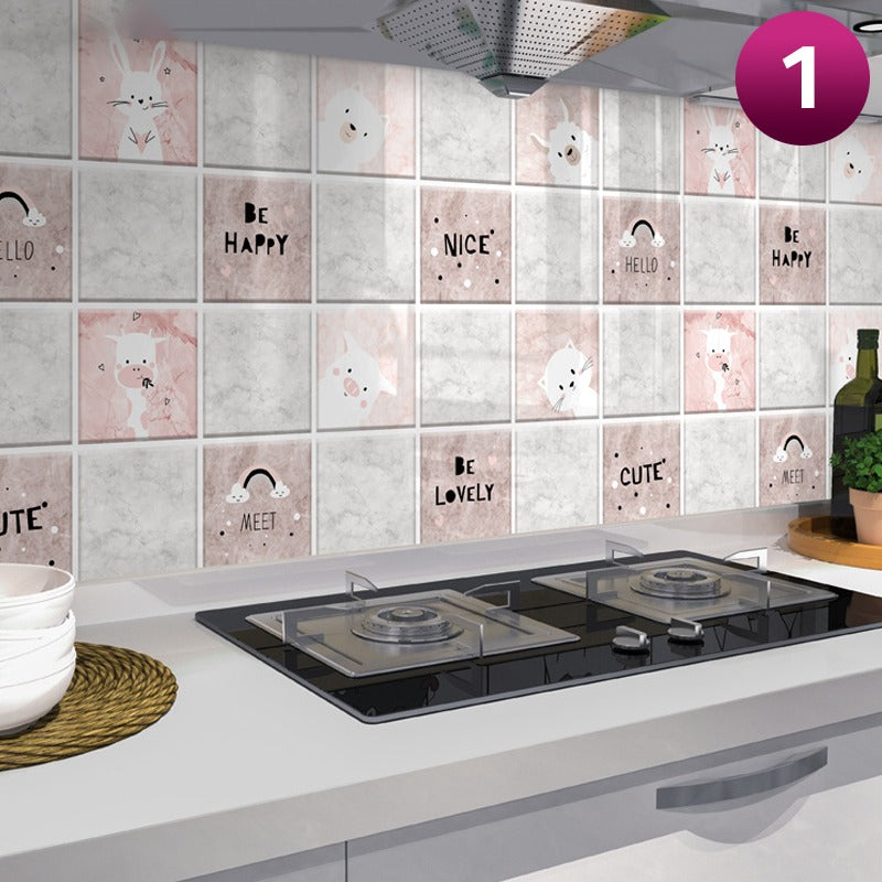 Self-adhesive Kitchen Wallpaper Sticker - Waterproof, Oilproof Self-adhesive Kitchen Wallpaper Sticker - Waterproof, Oilproof