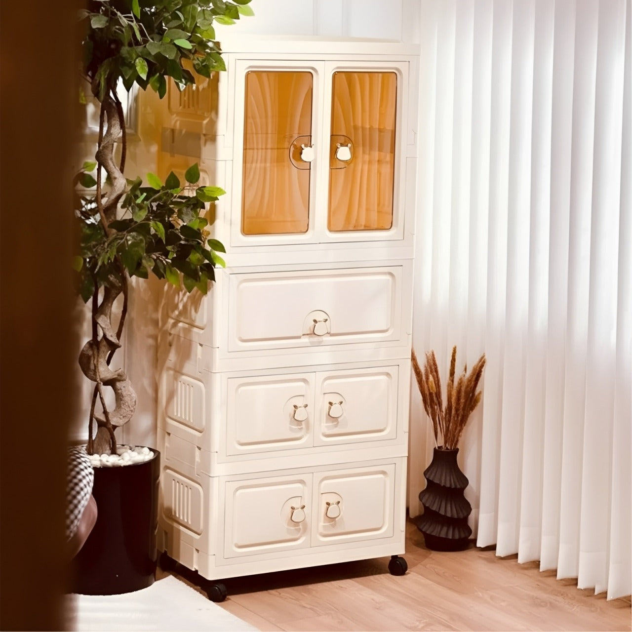 Wardrobe Cabinet is placed in a cozy room.