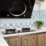 A Kitchen Wall is Placed with Waterproof Self Adhesive Oil Proof Kitchen Bathroom Wallpaper Sticker
