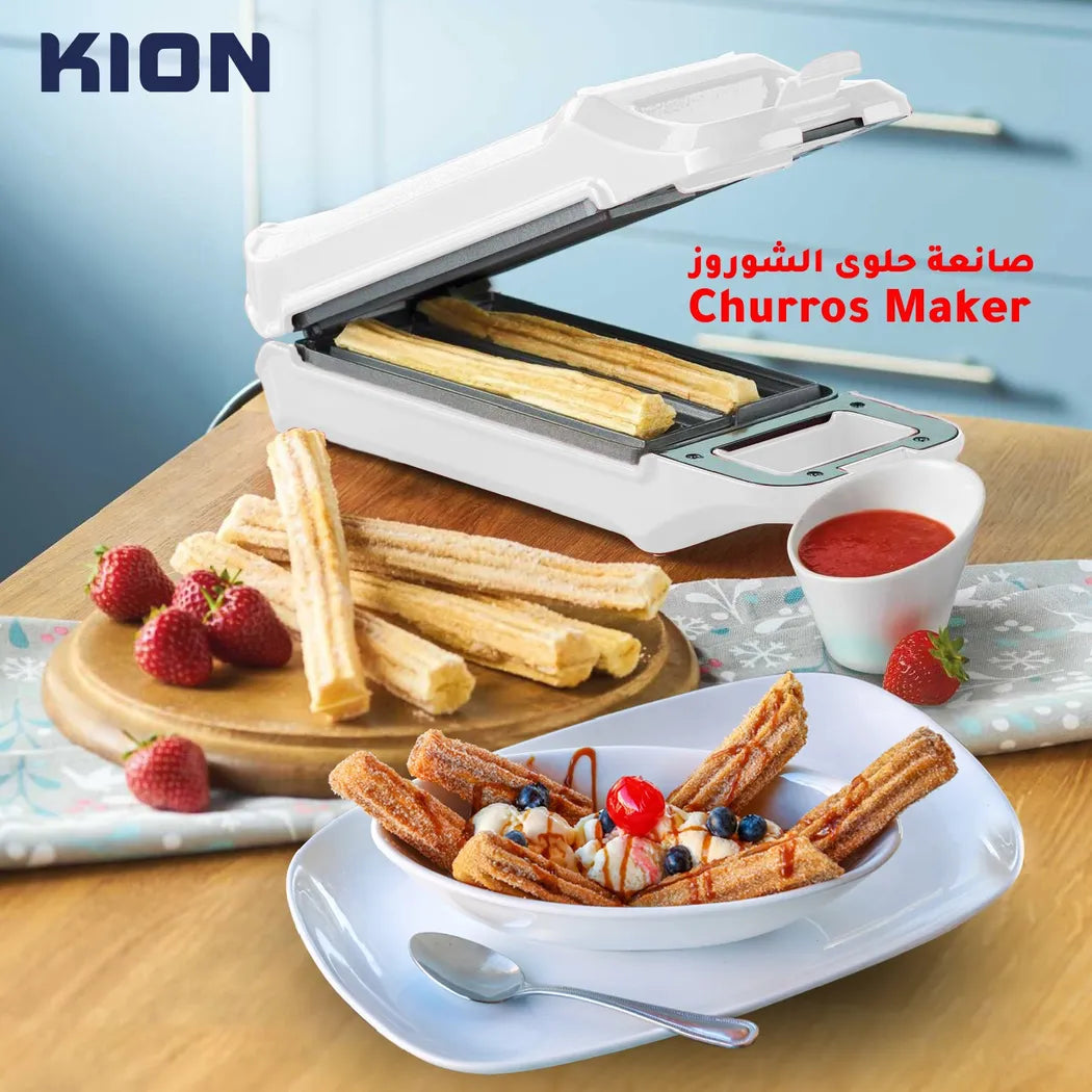 750W KION Churros Maker with Non-stick Coating placed on the table