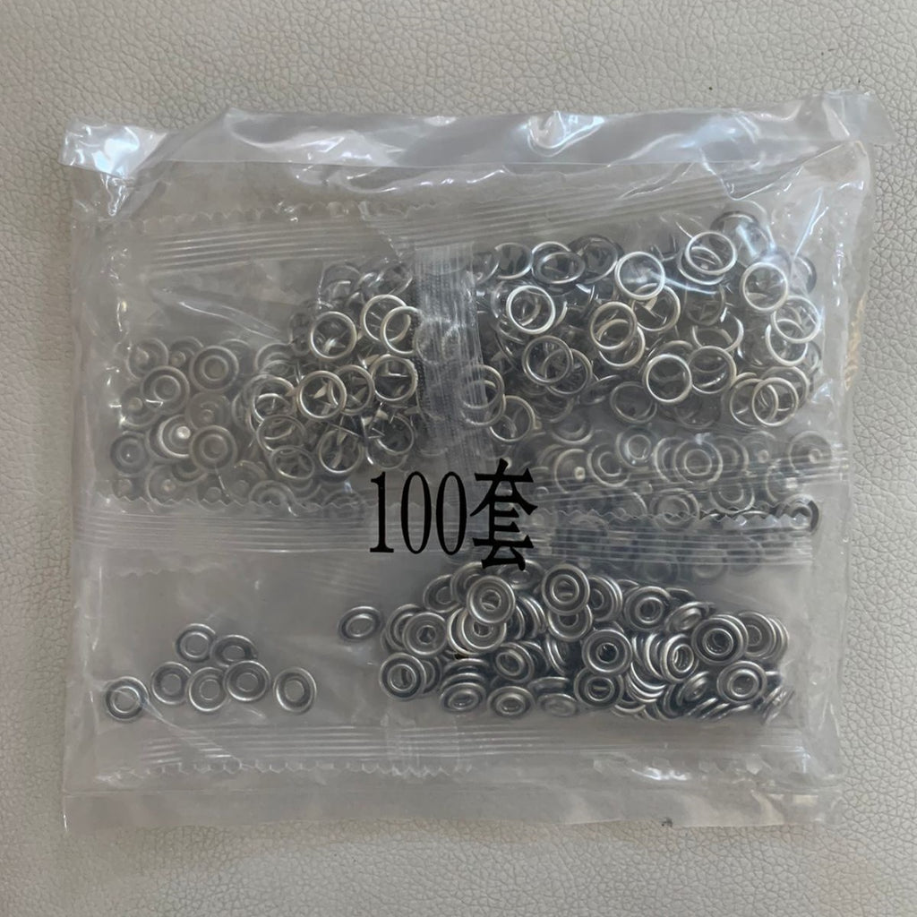 Stainless Steel Snap Buttons (Pack Of 100 Pcs) Stainless Steel Snap Buttons (Pack Of 100 Pcs)