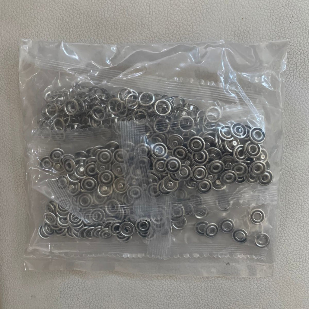 Stainless Steel Snap Buttons (Pack Of 100 Pcs) Stainless Steel Snap Buttons (Pack Of 100 Pcs)