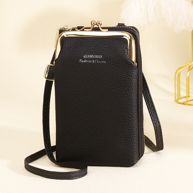 Vertical One Shoulder Mobile Phone Case Wallet Purse Bag with Adjustable Strap For Women Vertical One Shoulder Mobile Phone Case Wallet Purse Bag with Adjustable Strap For Women