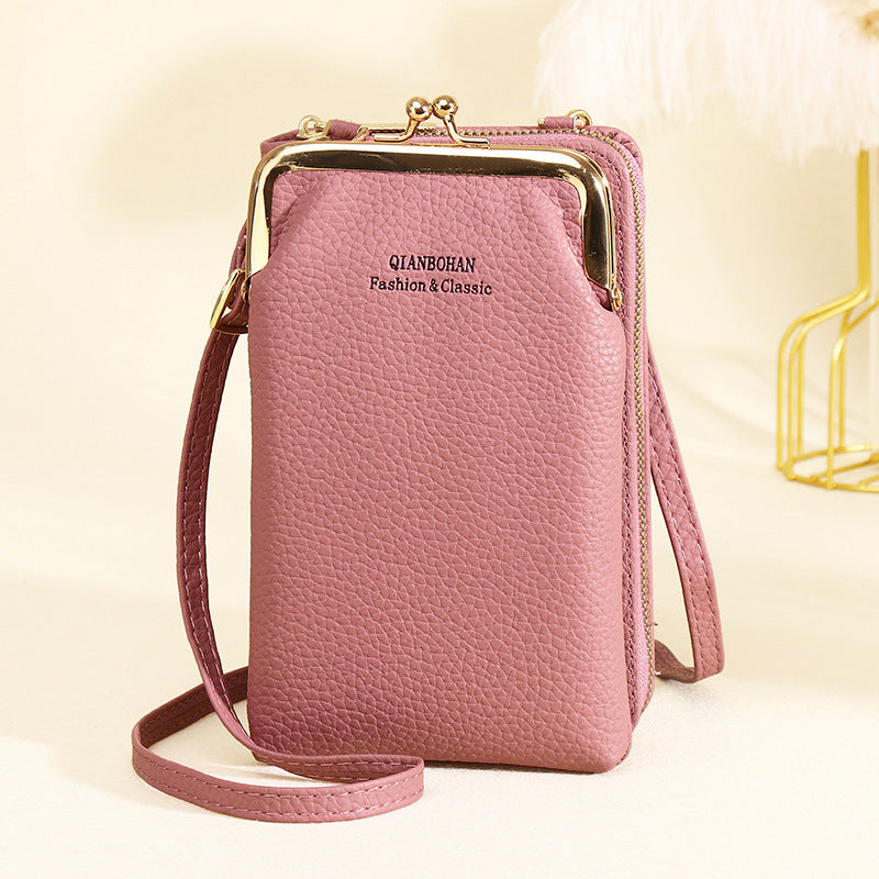 Vertical One Shoulder Mobile Phone Case Wallet Purse Bag with Adjustable Strap For Women Vertical One Shoulder Mobile Phone Case Wallet Purse Bag with Adjustable Strap For Women