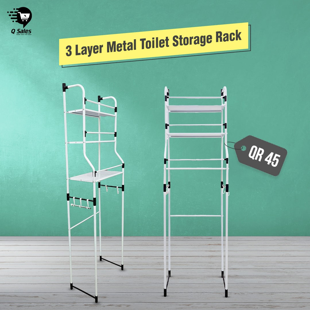 3 Layer Metal Toilet Storage Rack (New Arrival)