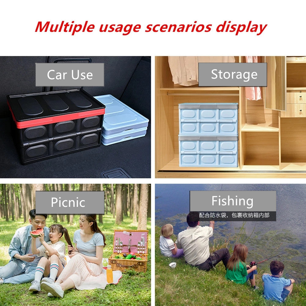 Foldable Large Capacity Outdoor Picnic Car Trunk Storage Box Foldable Large Capacity Outdoor Picnic Car Trunk Storage Box