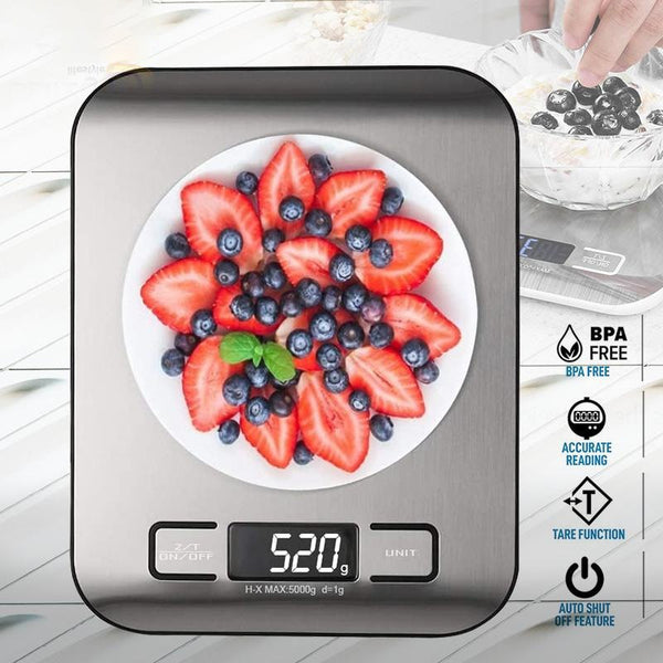 Kiaitre Digital Food Scale - 11lb/5kg Kitchen Scales Digital