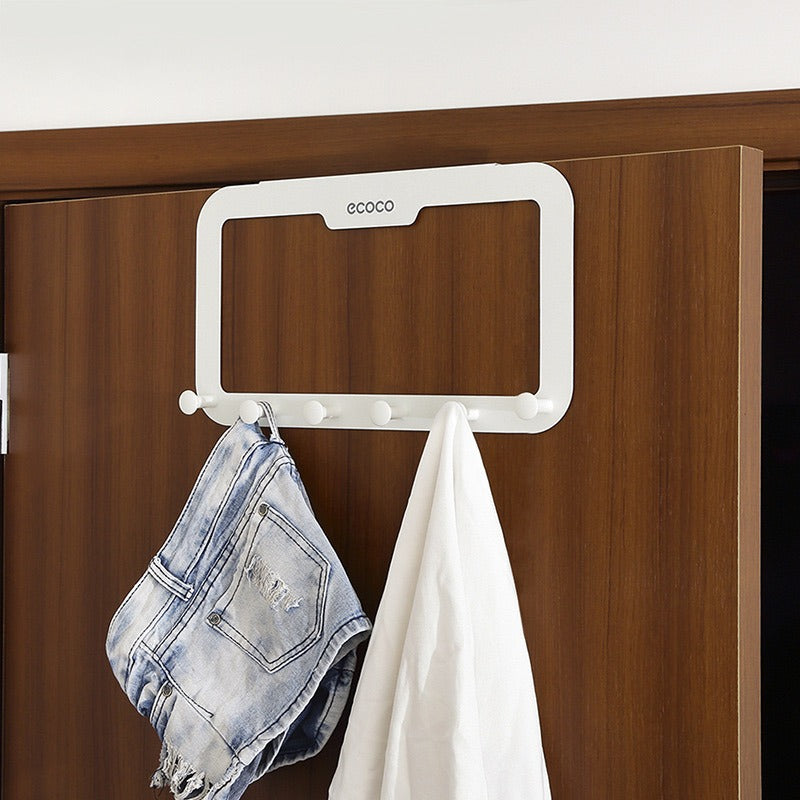 ECOCO Nail-free Stainless Steel Hook Cabinet Door Back Hanger ECOCO Nail-free Stainless Steel Hook Cabinet Door Back Hanger