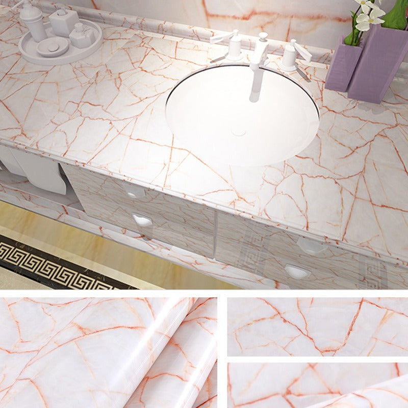 Waterproof Non-slip Kitchen Wallpaper, Self-Adhesive Wear Resistant Thickened Kitchen Marble Pattern Sticker Waterproof Non-slip Kitchen Wallpaper, Self-Adhesive Wear Resistant Thickened Kitchen Marble Pattern Sticker