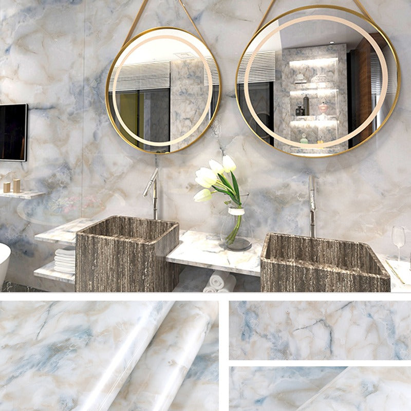 Waterproof Non-slip Kitchen Wallpaper, Self-Adhesive Wear Resistant Thickened Kitchen Marble Pattern Sticker Waterproof Non-slip Kitchen Wallpaper, Self-Adhesive Wear Resistant Thickened Kitchen Marble Pattern Sticker
