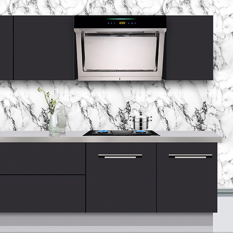 Waterproof Non-slip Kitchen Wallpaper, Self-Adhesive Wear Resistant Thickened Kitchen Marble Pattern Sticker Waterproof Non-slip Kitchen Wallpaper, Self-Adhesive Wear Resistant Thickened Kitchen Marble Pattern Sticker