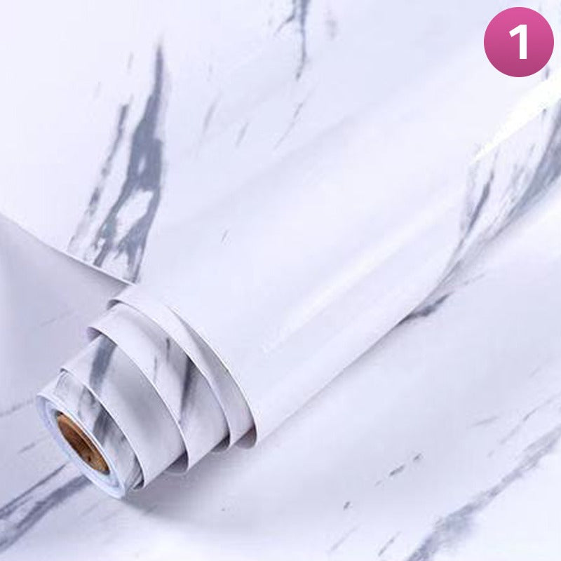 Waterproof Non-slip Kitchen Wallpaper, Self-Adhesive Wear Resistant Thickened Kitchen Marble Pattern Sticker Waterproof Non-slip Kitchen Wallpaper, Self-Adhesive Wear Resistant Thickened Kitchen Marble Pattern Sticker