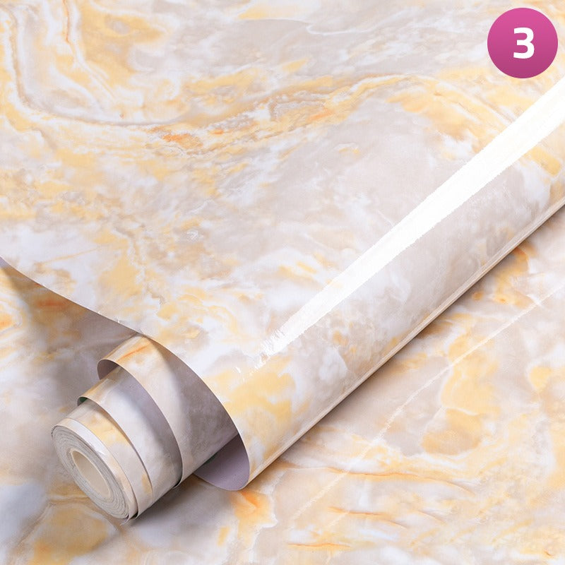 Waterproof Non-slip Kitchen Wallpaper, Self-Adhesive Wear Resistant Thickened Kitchen Marble Pattern Sticker Waterproof Non-slip Kitchen Wallpaper, Self-Adhesive Wear Resistant Thickened Kitchen Marble Pattern Sticker