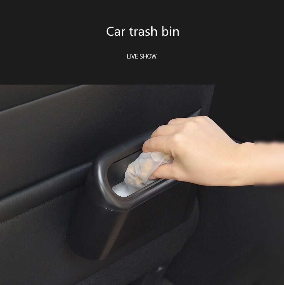 Featuring Car Trash Bin